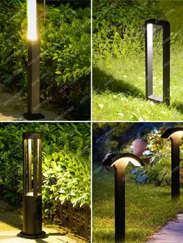 Āra Zālienu Lampas Mūsdienu LED Ūdensizturīgs Terases Dārzu Gaismas Uz Mājas Lieveņa Villa