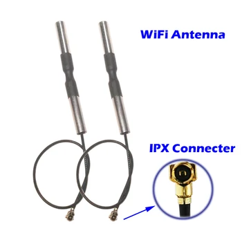 WiFi Antena Dual Band 3dbi IPX Metinātas Connecter Izturīga Misiņa Iekšējo Antenu uz PCI-E, Tīkla Karte, Rūteris, Zigbee Adapteris Hotspot