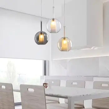 Itālijas luksusa stikla burbulis lustras, restorāns, kāpnes, kumodes lustras, LED sadzīves dekoratīvā apgaismojuma armatūra