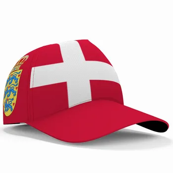 Dānija Beisbola cepure Bezmaksas 3d Pasūtījuma Nosaukums Skaits Komandas Logo Dk Cepures Dnk Valsts Ceļa dānijas Karalistē Tauta Danmark Karoga Galvassegas
