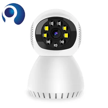 2MP 1080P Ycc365 APP Pilnu Krāsu Bezvadu PTZ IP Dome Kamera AI Humanoīdu Noteikšanas Mājas Drošības CCTV Monitors