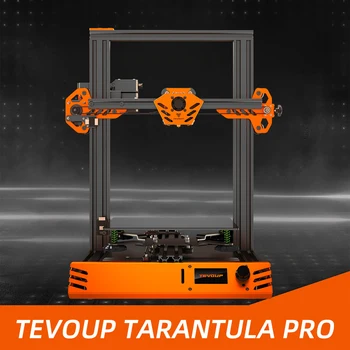 TEVOUP TARANTULS PRO 3D Printeri 235x235x250mm Režģu Stikla Platforma AC Ātri, Apkures Gulta RGB Ekrāna Ultra-Kluss Vadītāja