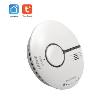 【likvidēšana] aicina Tuya Smart Home Wifi Dūmu Detektors Smart Ugunsgrēka trauksmes Signalizācijas Sensoru Bezvadu Gāzes Detektoru Tuya Dūmu Detektors Smart Dzīve