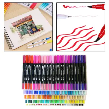 120Color Krāsas Otas, Pildspalvas Mākslas Marķieris, tinte uz Ūdens bāzes, Pildspalvas Bērniem, Ņemot
