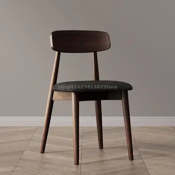 Guļamistaba Minimālisma Krēslu Radošo Koka Ziemeļvalstu Atpūtas Istabas Krēsli Papildu Modernās Ēdamistabas Muebles Para El Hogar Mājas Mēbeles
