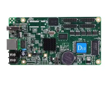 HD-D10 Asinhrono 4*HUB75 pilnu krāsu displejs screen kontroles kartes augsta atsvaidzināt led displejs, video kontroles kartes