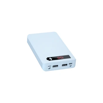 6*18650 Power Bank Lietā C Tipa Dual USB Ar Digitālo Ekrānu Mobilā Tālruņa Lādētāju DIY Shell 18650 Akumulatora Uzlādes Turētājs