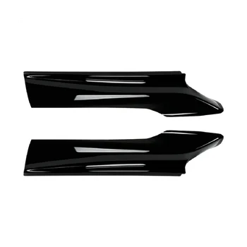 Auto Spilgti Melnas Priekšējā Bufera Lūpu Leņķis Difuzoru Sadalītāja Spoilers Aizsargs 5 Series F10 F11