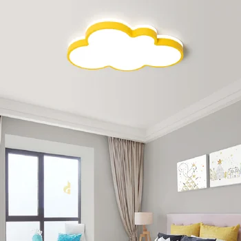 LED griestu lampas Ziemeļvalstu radošo Mūsdienu bērnu guļamistaba mākonis dimming vienkārši dzīvojamā istabā bērnudārzs