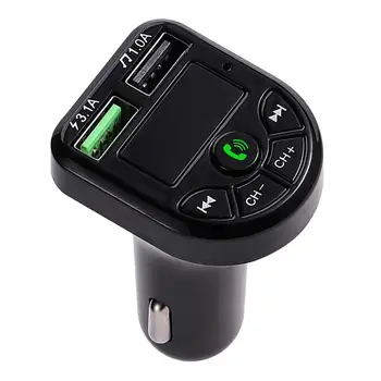 Jaunas Dual USB Bezvadu Bluetooth Auto FM Raidītājs Lādētāju Audio MP3 Atskaņotājs