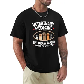 Veterinārās Medicīnas Profesionālās izglītības Tech Mēs Izdarīt Asins Un Mūsu Pacienti Darīt Pārāk T-Krekls, T-krekls zēnu, vīriešu t krekli ar garām piedurknēm