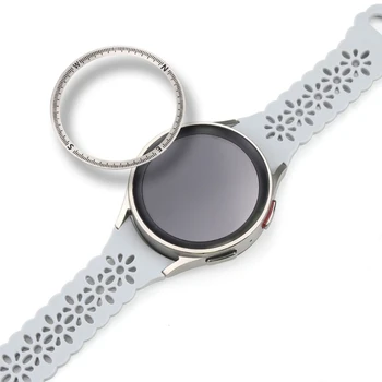 Alumīnija Sakausējuma Bezel Gredzenu Anti-Scratch Aizsargs Watch5 Pro 45mm Smartwatch