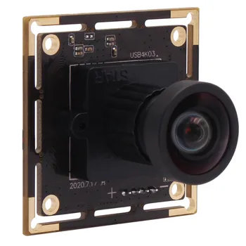 ELP sony IMX415 4k kameras modulis aveņu pi ar 110 grādu zemu kropļojumu objektīva ELP-USB4K03-H110