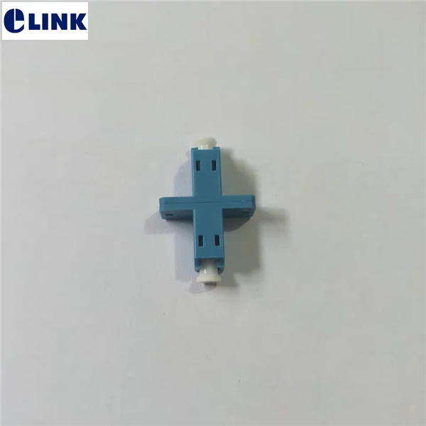 50gab LC/UPC Simplex optisko adapteri, ar atloku plastmasas ZILS SM LC UPC SX FTTH savienotājs savienotājs ELINK IL 0.2 dB